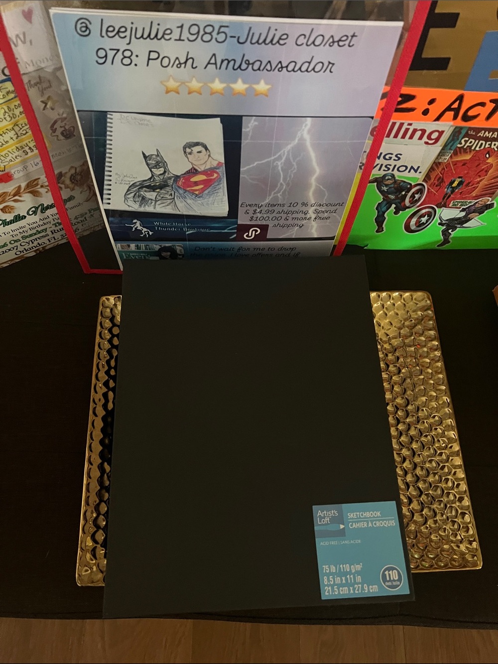 #2790**Artist's Loft Black Sketchbook - 8.5 x 11 - Picture 5 of 17